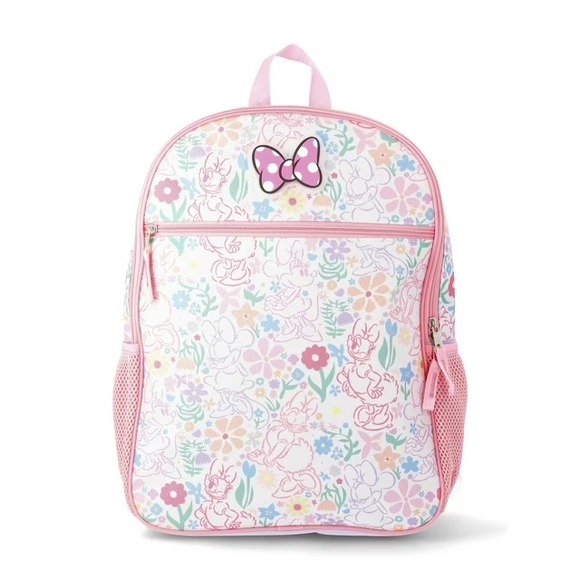 Disney Other - Minnie Mouse Girls 16" Laptop Backpack Light-Up Badge Pink NEW 2026